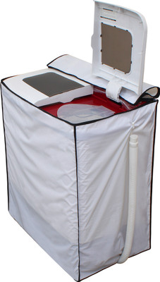 LITHARA Semi-Automatic Washing Machine  Cover(Width: 82.55 cm, Off White)