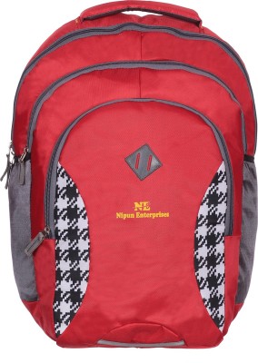 Nipun Enterprises Casual Waterproof Laptop Backpack School Collage Bags with Rain Cover 45 L Laptop Backpack(Red)