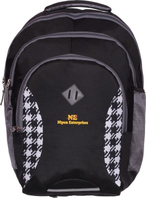 Nipun Enterprises Casual Waterproof Laptop Backpack School Collage Bags with Rain Cover 45 L Laptop Backpack(Black)