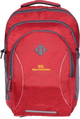 Nipun Enterprises Casual Waterproof Laptop Backpack School Collage Bags with Rain Cover 45 L Laptop Backpack(Red)