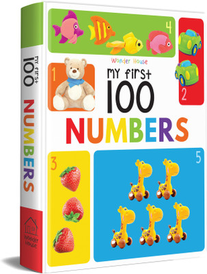 My First 100 Numbers My 100 Library Series(English, Hardcover, Wonder House Books)
