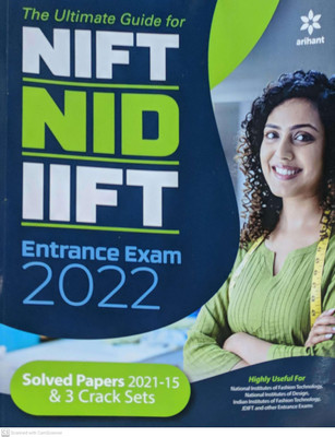 Guide for NIFT/NID/IIFT 2022(English, Paperback, unknown)
