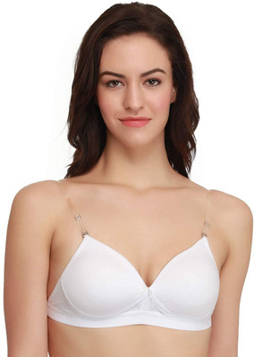 LovinoForm PD-1513 Women Full Coverage Lightly Padded Bra(White)