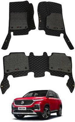 CARSHADE Leather 7D Mat For  MG Hector(Black)