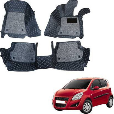 CARSHADE Leather 7D Mat For  Maruti Ritz(Black)