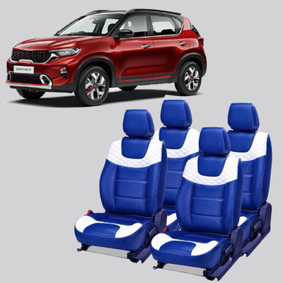 JMDi Leatherette Car Seat Cover For Kia Sonet(Detachable Head Rest, Mono Back Seat, Without Back Seat Arm Rest, 5 Seater, 2 Back Seat Head Rests)