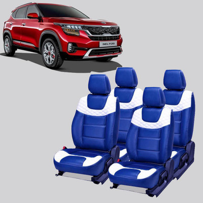 JMDi Leatherette Car Seat Cover For Kia Seltos(Detachable Head Rest, Mono Back Seat, Without Back Seat Arm Rest, 5 Seater, 2 Back Seat Head Rests)