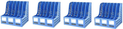 Cpixen 6 Compartments PLASTIC FILE PLATE(Blue)