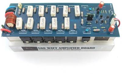 M V COLLECTIONS 500 WATT RMS AMPLIFIER BOARD WITH HEAVY HEAT SINK Electronic Components Electronic Hobby Kit