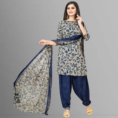 Kashvi Cotton Blend Printed Salwar Suit Material