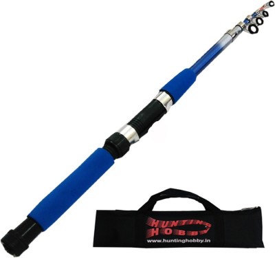 50% OFF on Hunting Hobby Fishing Rod 6 Feet Telescopic Rod, Free Travelling  Bag Blue Fishing Rod(180 cm, 145 kg, Blue) on Flipkart