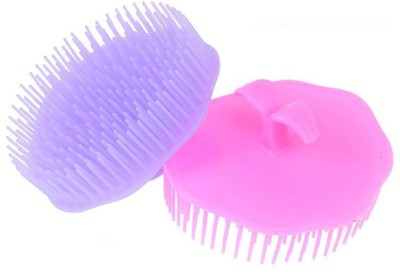 Ghelonadi 2 PCS Hair Shampoo Combs Hair Massager Shower Brush Hair Washing Tools for Men and Women Multicolor
