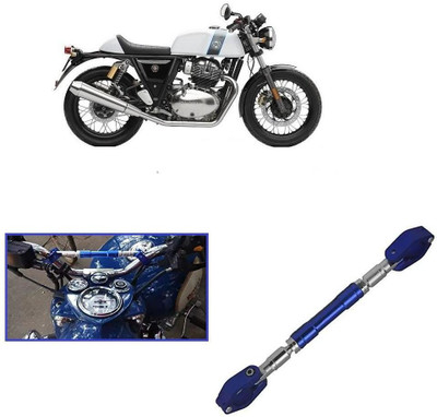 Qiisx Motorcycle Handlebar Cross Bar Blue for Continental GT Handle Bar(Blue)