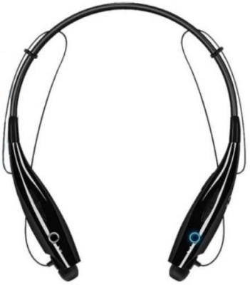 GUGGU BJK_453Q HBS 730 Neck Band Wireless Bluetooth Headset Bluetooth Headset(Black, In the Ear)