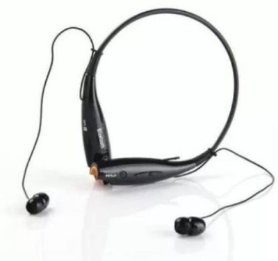 GUGGU UTH_675S_ HBS 730 Neck Band Wireless Bluetooth Headset Bluetooth Headset(Black, In the Ear)