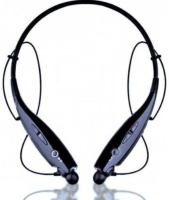 GUGGU JVI_432J HBS 730 Neck Band Wireless Bluetooth Headset Bluetooth Headset(Black, In the Ear)