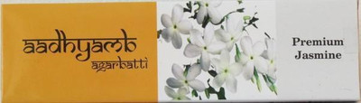 AADHYAMB JASMINE 12 PACK JASMINE Incense Sticks Agarbatti(65 Units, Set of 12)