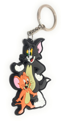Key Era Tom And Jerry TJ2 Single Side Rubber Keyring Key Chain