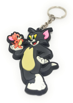 Key Era Tom And Jerry TJ3 Single Side Rubber Keyring Key Chain