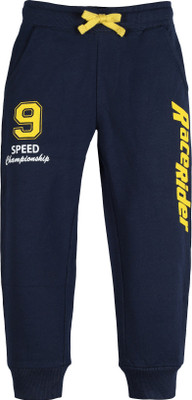 Plum Tree Track Pant For Boys(Dark Blue, Pack of 1)