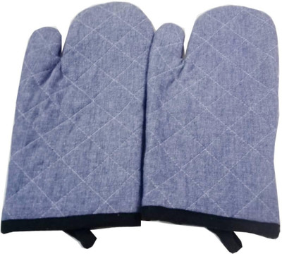 HOMEFLY Grey Cotton Kitchen Linen Set(Pack of 2)