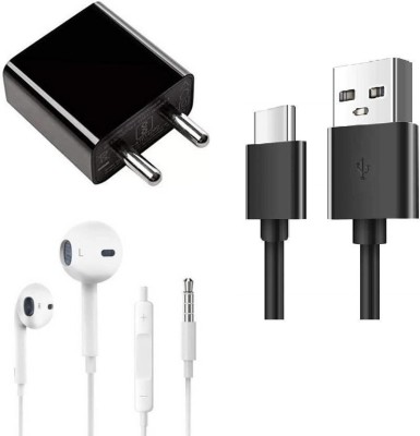 Prifakt Wall Charger Accessory Combo for Xiaomi Redmi 9 Prime,Redmi 8A Dual, Redmi 8, Redmi 8A, Redmi Note 7 Pro, Redmi note 7 S, Mi A3 Mi Fast Charger Original Adapter Like Wall Charger Cable, Mobile Power Adapter, Fast Charger, Android Smartphone Charger,Travel Charger With 1 Meter TYPE- C USB Cab