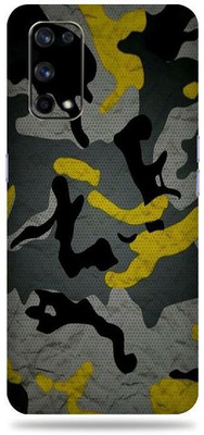 Satisfactory realme x7 Pro, realme x7Pro Mobile Skin(Military Yellow Camouflage With Matte Finish)