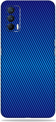 Satisfactory realme x7, realmex7 Mobile Skin(Royal Blue Carbon Fibre With Matte Finish)