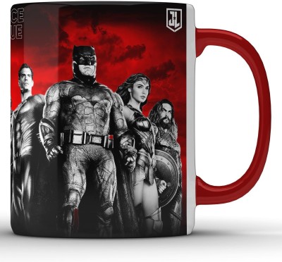 Unbounded Company Justice League Red Edition Ceramic Coffee Mug(325 ml)