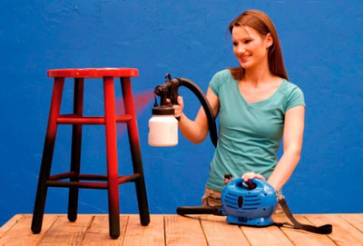 Boriva Paint Sprayer 650 W Electric Portable Sprayer Compressor and Gun Machine Use for Home & Office Oil Painting Machine Super Paint Zoom Electric Portable Spray Painting Machine 4 In 1 Magic Tool Kit Electric Fan Sprayer(Multicolor)