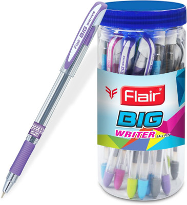 FLAIR Big Writer Ball Pen(Pack of 25, Ink Color - Blue)