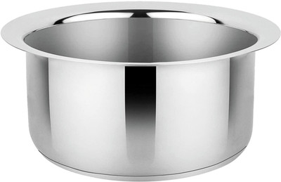 Super HK Bhagona/Patila/Tope Tope 2.5 L capacity 23 cm diameter(Stainless Steel, Induction Bottom)