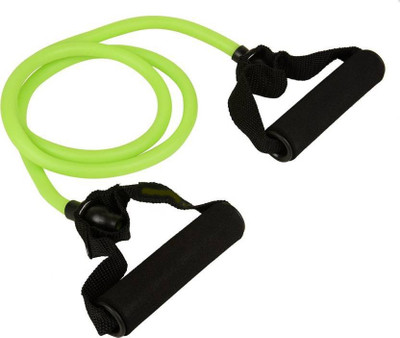 ME Medium Level Green Toning Tube Resistance Band For Fitness Exercise For Men Women Resistance Tube(Green)