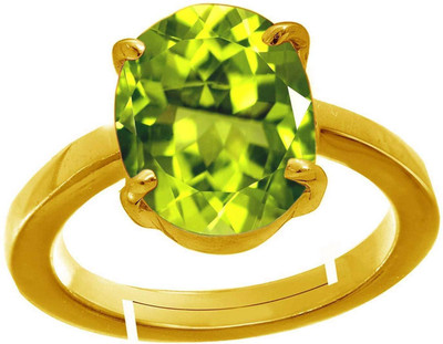RSPR 11.25 Ratti Certified Original Green Peridot Ring Brass Peridot Ring