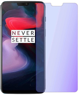 GLASS STAR Edge To Edge Tempered Glass for ONEPLUS 6 anti blue ray tempered glass full screen coverage (except edges), smart screen protector full screen coverage ( except edges) blue light resistant eyes protect film for (anti blue) full screen coverage (except edges) transparent(Pack of 1)