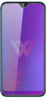FlipSmartGuard Tempered Glass Guard for lg w30 anti blue ray tempered glass full screen coverage (except edges), smart screen protector full screen coverage ( except edges) blue light resistant eyes protect film for (anti blue) full screen coverage (except edges) transparent(Pack of 1)