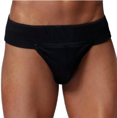 TIMA Gym Cotton Supporter Back Covered (Pack of 1) Supporter(Black)