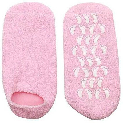 VVG TRADERS Spa Moisturizing Gel Socks for Dry Feet and Ankles Heel Support Heel Support