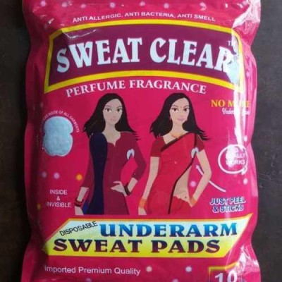 Sweat clear Perfume Fragrance Disposable sweat pads each 10pcs (pack of 4) Sweat Pads