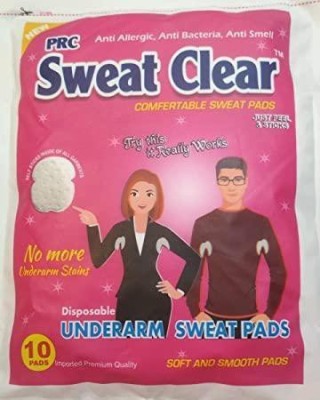 Sweat clear Disposable Underarm Sweat Pads each 10 pads (pack of 3) Sweat Pads
