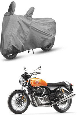 AUTOCAD Waterproof Two Wheeler Cover for Royal Enfield(Interceptor 650, Grey)