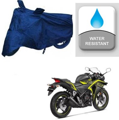 RPSENTTERPR Waterproof Two Wheeler Cover for Honda(CBR 250R, Blue)