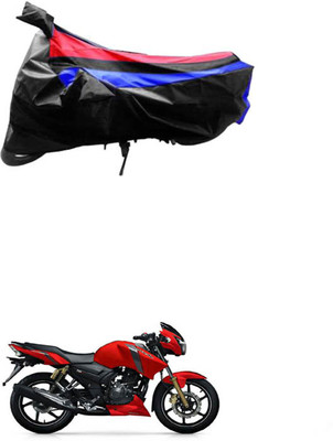 JVG Waterproof Two Wheeler Cover for TVS(Apache RTR 160, Black, Red, Blue)