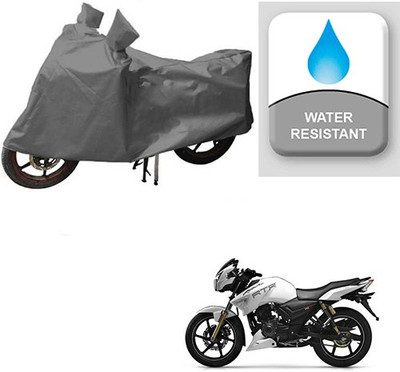 RPSENTTERPR Waterproof Two Wheeler Cover for TVS(Apache RTR 180, Grey)
