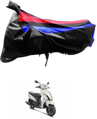 JVG Waterproof Two Wheeler Cover for Suzuki(Let's, Black, Red, Blue)