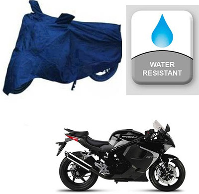 RPSENTTERPR Waterproof Two Wheeler Cover for Hyosung(GT250R, Blue)