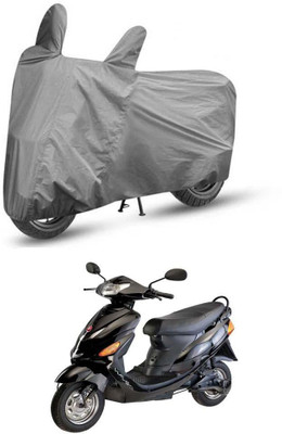 AUTOCAD Waterproof Two Wheeler Cover for Hero Electric(Electric Wave Dx, Grey)