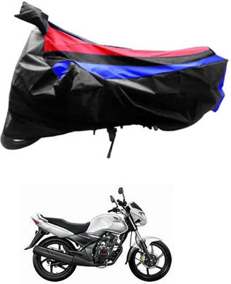 JVG Waterproof Two Wheeler Cover for Honda(Unicorn Dazzler, Black, Red, Blue)