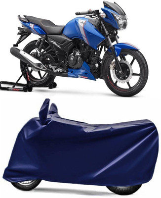 V VINTON Two Wheeler Cover for TVS(Apache RTR 160 4V, Blue)