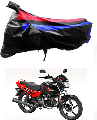 JVG Waterproof Two Wheeler Cover for Hero(Glamour Programmed FI, Black, Red, Blue)